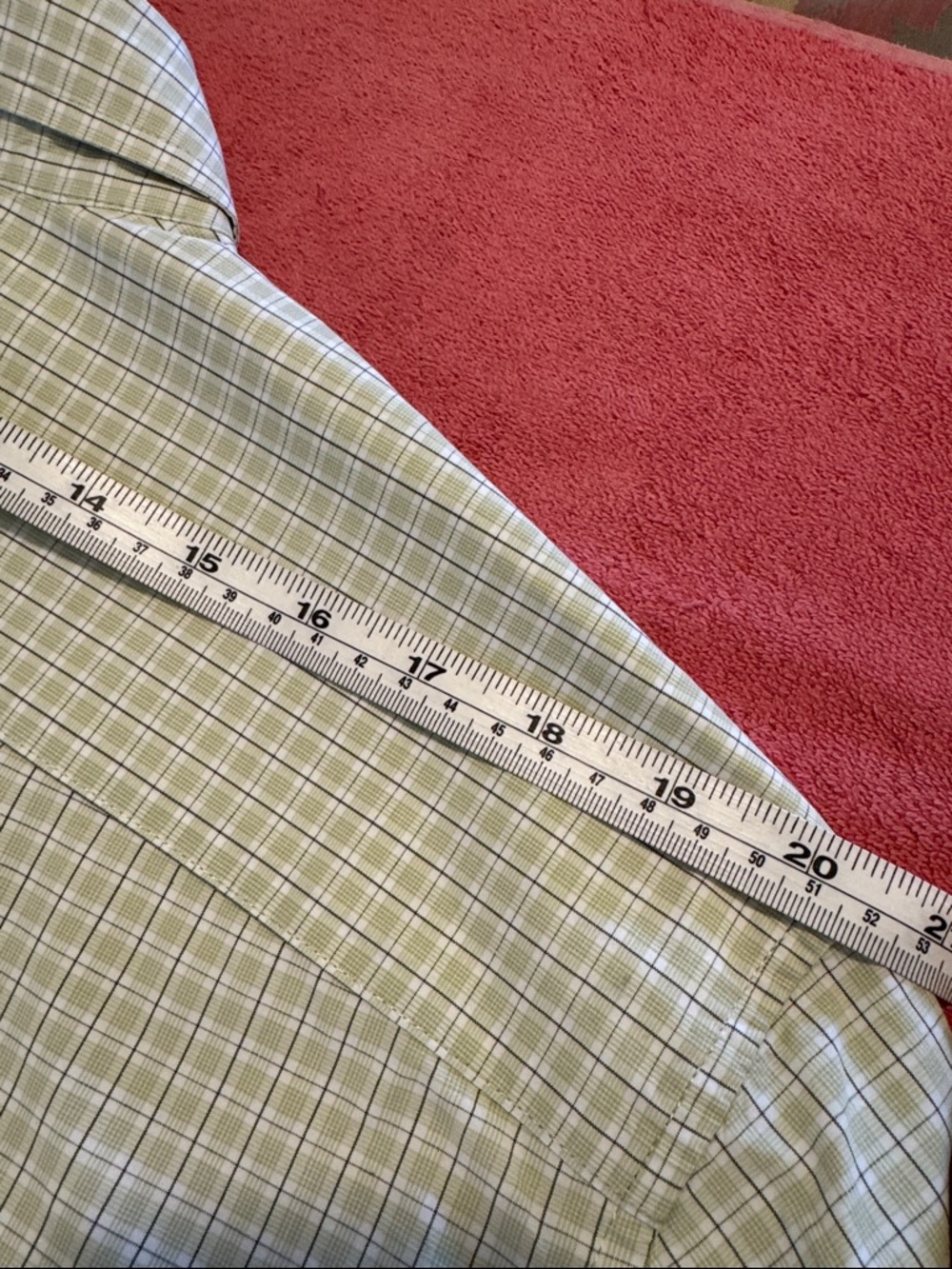 Eddie Bauer Light Green Plaid Long-Sleeve Shirt - Picture 9 of 12
